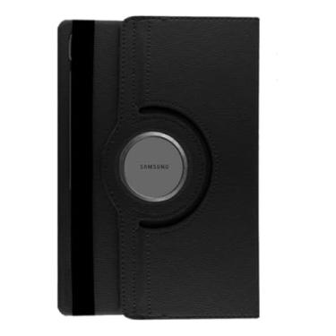 Imagem de Capa Case Couro Samsung Galaxy Tab S10 FE+ Plus 13.1" – Base Giratória e Suporte Ajustável