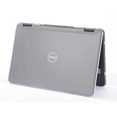 Imagem de mCover Capa compatível apenas com laptop educativo 2020-2021 de 11,6 polegadas Dell Latitude 3190 2 em 1 (com dobradiça de 360°) (NÃO serve para nenhum outro modelo Dell) - transparente