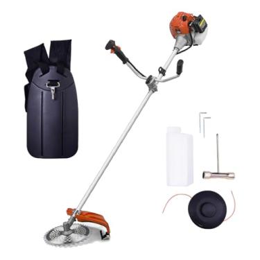 Imagem de Tekna - Roçadeira Profissional a Gasolina RL520XS 51,6cc 1,9HP – Lâmina de Vídea 40 Dentes, Cabeçote Bate-Libera e Cinto de Suporte