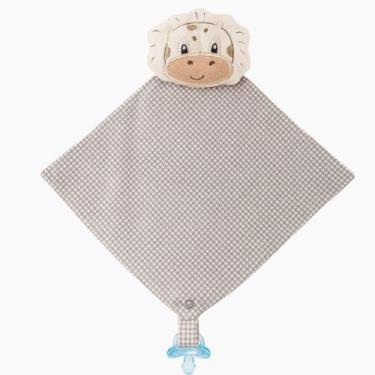 Imagem de Naninha Para Bebê Bichinho Pelúcia com Prendedor de Chupeta - Kolim En