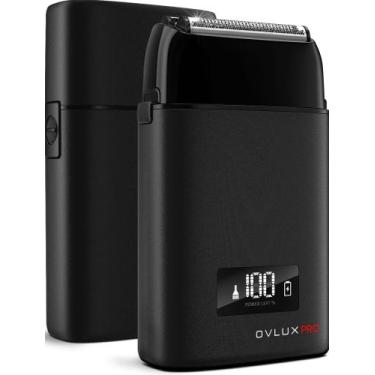Imagem de Máquina de barbear OVLUX Metal Shell de três lâminas para homens