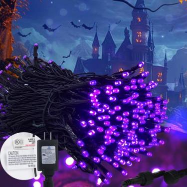 Imagem de String Lights Kwaiffeo Purple 100m 300LED Decoração de Halloween