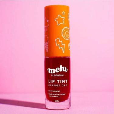 Imagem de Lip Tint Melu Ruby Rose  Alta Fixação, Cores Vibrantes e Efeito Natura