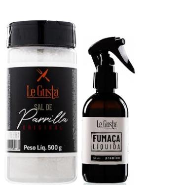 Imagem de Kit Temperos Churrasco Parrilla + Fumaça Liquida