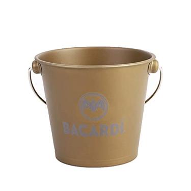 Imagem de Baldes de gelo isolados Balde de gelo de aço inoxidável Balde de champanhe especial balde de cerveja de vinho com alça Balde de gelo 1. Balde refrigerador de 5L balde de cerveja champanhe