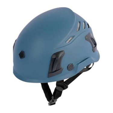 Imagem de predolo Capacete de escalada, capacete rígido para adultos, confortável, de meia cúpula, rígido para bicicleta, skate, drifting, esportes, espeleologia, Azul