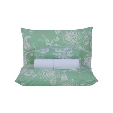 Imagem de Jogo De Lençol 4 Peças Queen Percal 180 Fios Homme 60% Algodão 40% Pol