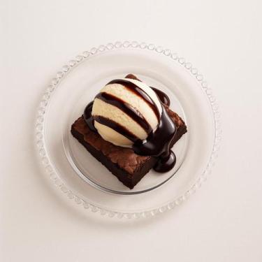 Imagem de Jogo 06 Pratos Sobremesa Cristal Bolinhas Transparente 20cm - Wolff