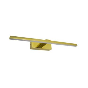 Imagem de Lustre Arandela Dourada Para Quadro Espelho 30cm com Led 6w 3000K - IL