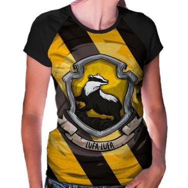 Imagem de Camiseta Raglan Baby Look Harry Potter Ref:108 - smoke, Preto, GG