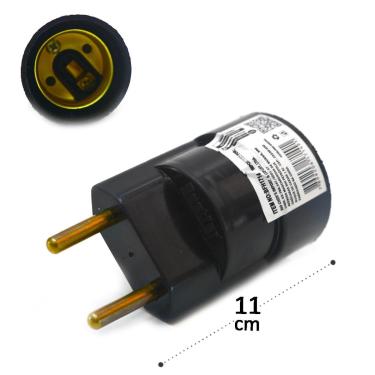 Imagem de Soquete E27 Para Lâmpadas Adaptador Para Tomada - Tudo em Caixa