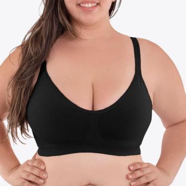 Imagem de Sutiã Loba Power Plus Size Lupo 41216-001, Preto, XG