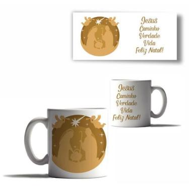 Imagem de Caneca Porcelana Natal Jesus Cristo Motivo Natal Menino 3 - Enjoy Shop