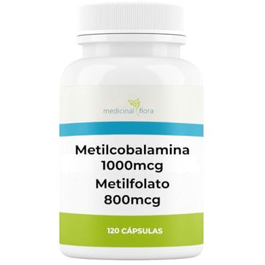 Imagem de Metilcobalamina 1000mcg + Metilfolato 800mcg - 120 Cápsulas