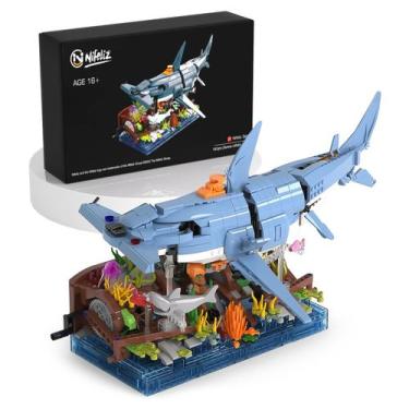 Imagem de Conjunto de construção Nifeliz Hammerhead Shark com 1.144 peças