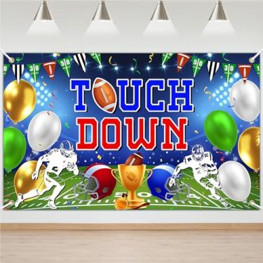 Imagem de Faixa de futebol para touchdown, decoração de festa de futebol, dia de jogo, esportes, aniversários, festas, suprimentos