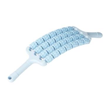 Imagem de Vaveren Bastões de massagem para relaxamento muscular corporal, ferramenta leve de massagem portátil, rolo muscular para treinamento interno e externo, costas, Azul