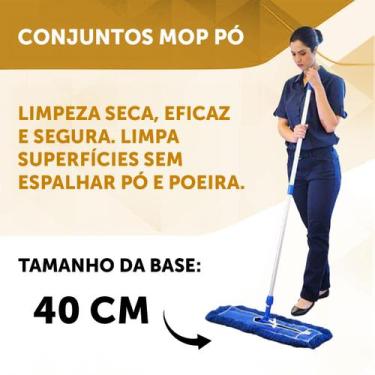 Imagem de Conjunto Euro 40cm  Bralimpia Completo Com Cabo Mod Cj40e