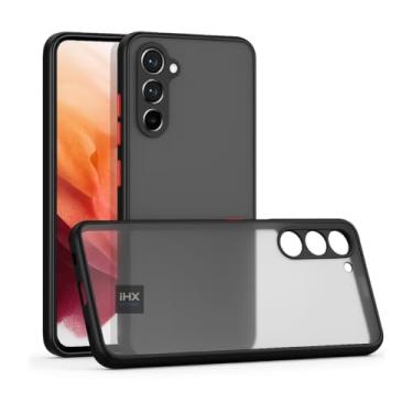 Imagem de Capa Capinha Premium Para Samsung Galaxy S24 FE Anti Impacto Fosca Preta Translúcida com Proteção de Câmera