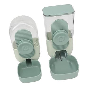 Imagem de Dispenser Automático de Comida e Água Suspenso para Jaula com Tigela Ração Pets Alimentação Conveniente ABS Fácil Limpar Pequenos Animais Coelhos Porquinhos-da-Índia Ouriços Furões