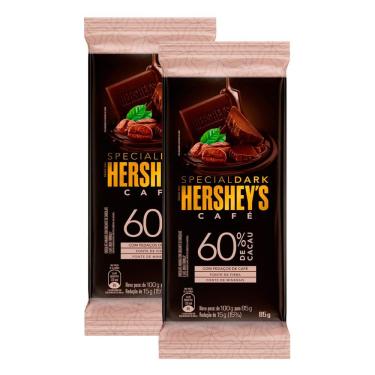 Imagem de Kit 2 Chocolate Hershey`s Special Dark Café 85g