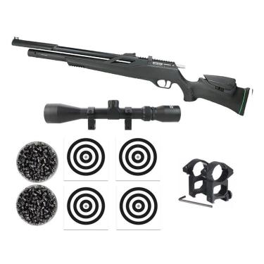 Imagem de Carabina Pcp Artemis T-rex 5.5 Com Vr + Luneta 3-9x40+ Itens