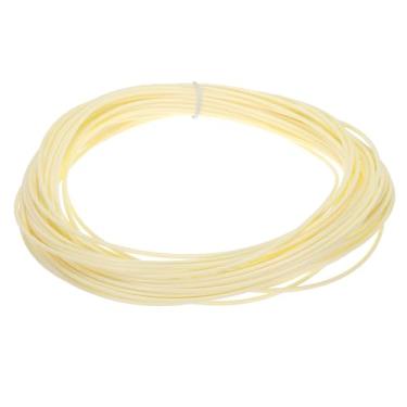 Imagem de PATIKIL Kit de reparo de vime, 20 m 2,4 mm redondo sintético material de vime tecido de vime de plástico conjunto de rattan para artesanato DIY e fabricação de cestas de tecelagem, madeira flutuante