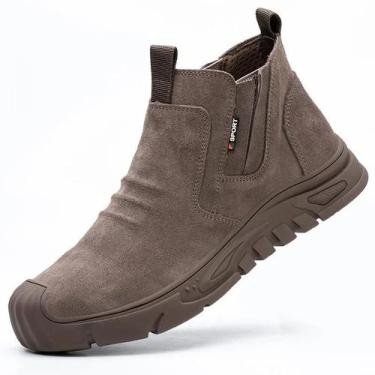 Imagem de Botas de Segurança Masculina Anti-Furos com Biqueira de Aço - Indestru