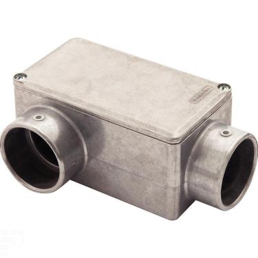 Imagem de Condulete Fixo 1.1/2" Tipo "lr" - Com Tampa / Sem Rosca / Sem Pintura Tramontina