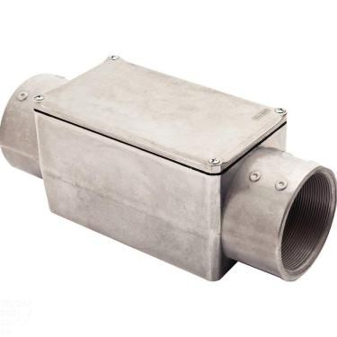 Imagem de Condulete Fixo 3" Tipo "c" - Com Tampa / Rosca Bsp / Sem Pintura Tramontina