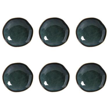 Imagem de Conjunto De Pratos Fundos 06 Peças Orgânico Oceano Porto Brasil