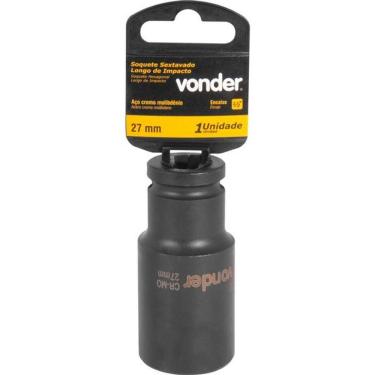 Imagem de Soquete Sextavado De Impacto Longo Encaixe 1-2" 27mm Vonder