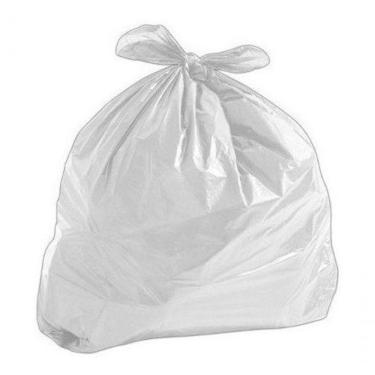 Imagem de Saco P/ Lixo De 100L Branco Leitoso 75X95X0,10. C/100 Branco