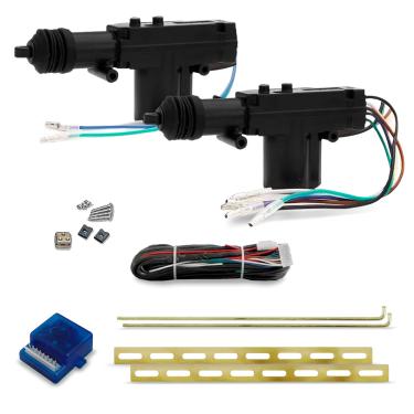 Imagem de Kit Trava Elétrica 2 Portas Universal Modelo Espaguete KX3