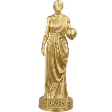 Imagem de Estátua Urânia - Musa Grega da Astronomia (Cor Ouro)