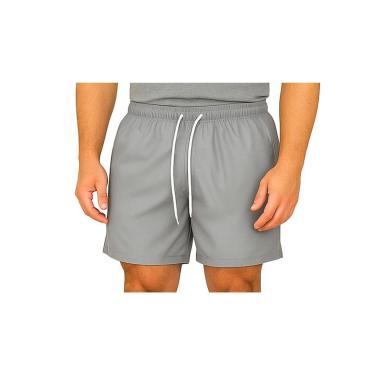 Imagem de Bermuda Tactel Masculina FMF Cinza Leve Secagem Rápida-Masculino