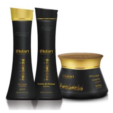 Imagem de Mutari kit progress 3 itens ed shampoo + mascara + creme