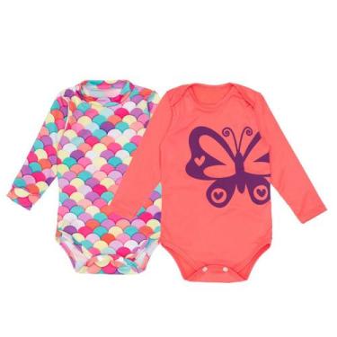 Imagem de Kit 2 Body Bodie Bebê Praia Infantil Com Proteção Uv Solar - Fofotinho