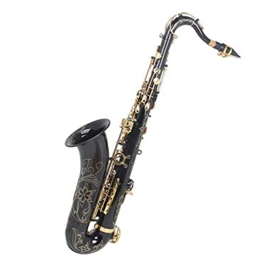 Imagem de Saxofone tenor profissional Bb Saxofone de latão lacado com acessórios
