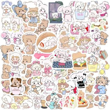 Imagem de Adesivos Mikkos Waterproof Vinyl Anime 60 unidades/lote 5-7 cm