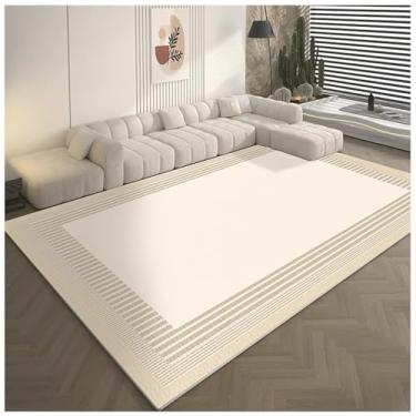 Imagem de SPXMQSS Tapete de área grande, resistente ao desgaste, lavável para quarto, resistente à sujeira, sala de estar, antiderrapante, para sala de estar, sala de jantar, quarto, escritório E 200 x 300 cm