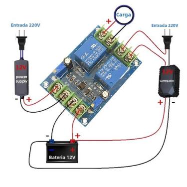 Imagem de Módulo De Comutação Automática Para Falha De Energia Da Bateria, Placa
