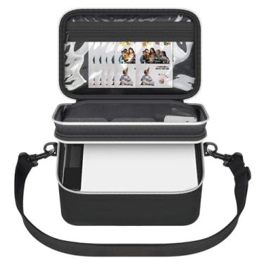 Imagem de Estojo de armazenamento compatível com impressora Liene PixCut S1 Color Photo Stick, caixa de saco para máquina de corte, suporte oragnizador para impressora térmica, protetor multifuncional preto