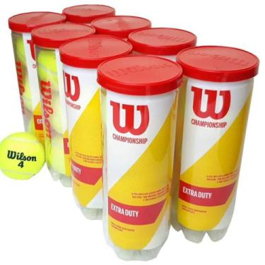 Imagem de Bola de Tênis Wilson Championship Extra Duty 8 Tubos