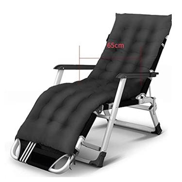 Imagem de YYBOES Cadeiras, cadeiras reclináveis dobráveis, espreguiçadeiras, espreguiçadeiras, poltronas, espreguiçadeiras de jardim ao ar livre, superlargura, 65 cm, feliz
