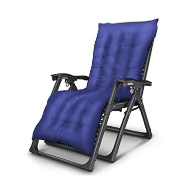 Imagem de YYBOES Espreguiçadeiras, espreguiçadeiras resistentes, móveis de jardim, cadeiras de acampamento e jardim, espreguiçadeiras dobráveis reclináveis à prova d'água de metal para escritório ao ar livre