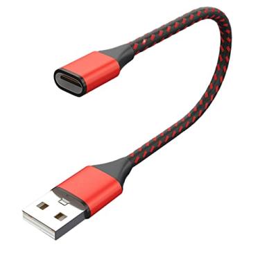 Imagem de Adaptador USB C fêmea para USB macho tipo C para cabo USB 2.0 adaptador conversor de transferência de dados para telefone e laptop