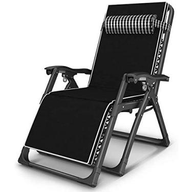 Imagem de YYBOES Espreguiçadeiras reclináveis para espreguiçadeiras de jardim ao ar livre cadeira reclinável de jardim espreguiçadeira portátil de balanço cadeira de praia dobrável, C