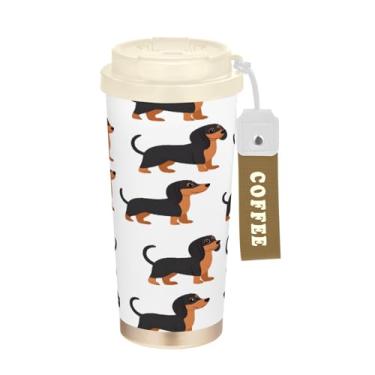 Imagem de STAYTOP Caneca de café com isolamento térmico para o Dia dos Namorados com tampa dobrável à prova de vazamento para escritório, escola, festa, acampamento, bebida quente e fria