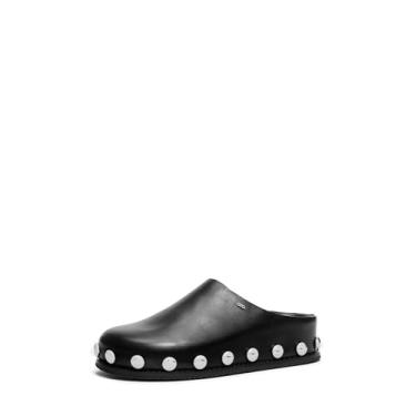 Imagem de Michael Kors Mocassim feminino Hensley Mule, Brincos de cúpula/preto, 38